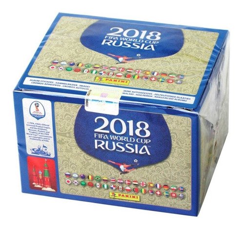 100 Sobres Album De Estampas Del Mundial Rusia 2018 Panini