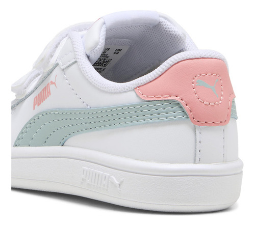 Zapatilla Puma Smash 3.0 L V Inf Blanco Niña