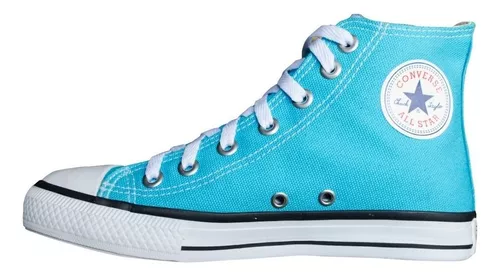 Tênis All Star Converse Cano Alto Azul Royal Lona - Berti Maria