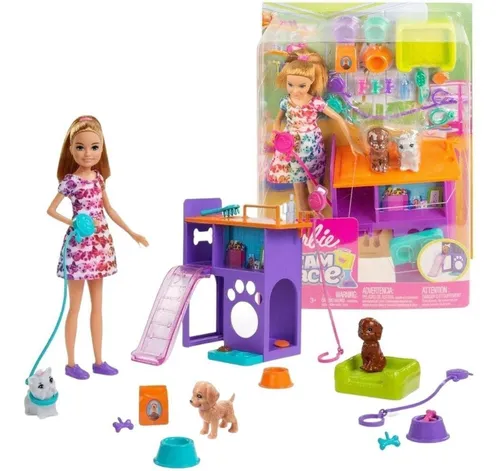 Barbie Stacie Team Cuidadora De Mascotas Mattel
