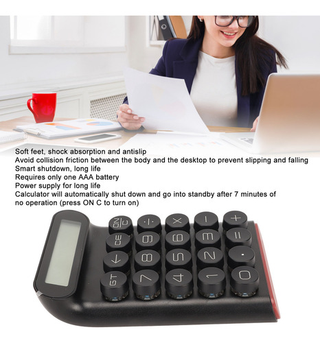 Lscalculator Blue Switch, 20 Teclas, Apagador Inteligente