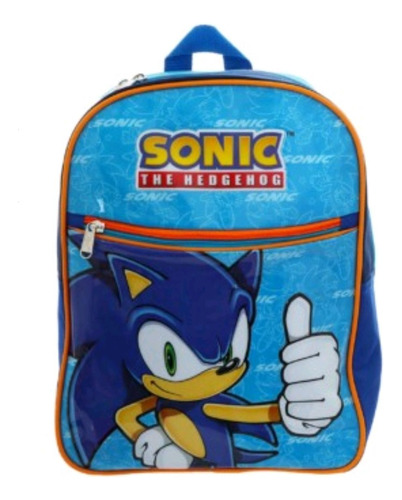 Mochila Prescolar Ruz Sonic The Hedgehog Sega Speed 