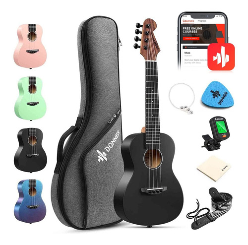 Donner Juego Ukelele Concierto Para Principiante 23 Kit