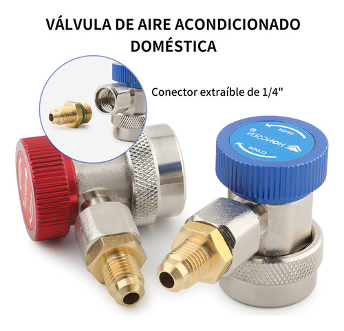 Juego Manometros Refrigeracion Manifold R22 R134 R404 R410