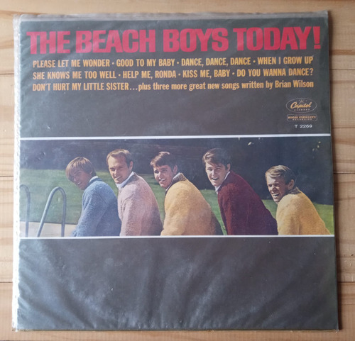 The Beach Boys Today! Original Brasil 1965 Mono 8 Puntos Estándar (Usado)