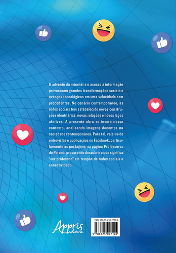 O Professor Caiu na Rede: Análise dos Elementos da Docência no Facebook, de Bonifácio, Selma de Fátima. Editorial Appris Editora, capa mole em português, 2022