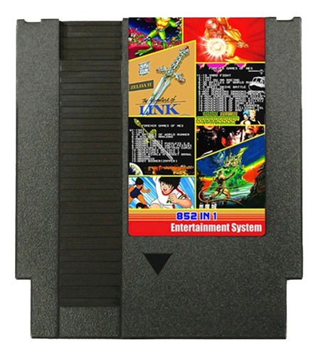 Cartucho Multijuegos Para Nintendo Nes 852 Juegos En 1