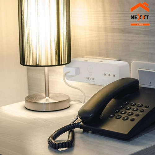 Imagen 3 de 6 de Enchufe Inteligente Con 2 Tomas Y 2 Usb Nexxt - 220v 15a