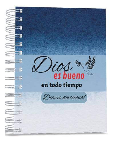 Mini Devocional Diario Personalizado 2 (10x15cm) Azul Acero Devocional Mni 2025