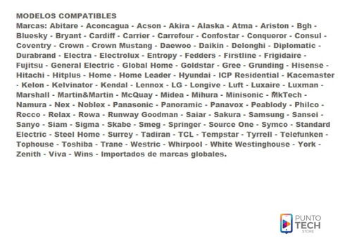 Imagen 5 de 6 de Control Remoto Universal Aire Acondicionado + 1000 Marcas