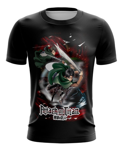 Playera Sublimada Attack On Titan Levi