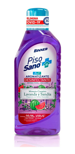Desinfectante Piso Binner Sano 1 Litro Lavanda/sandia