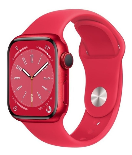 Apple Watch Series 8 GPS - Caja (PRODUCT)RED de aluminio 41 mm - Correa deportiva (PRODUCT)RED - Patrón