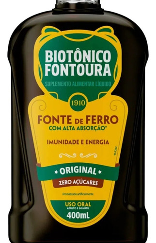 Biotonico Fontoura 400ml ( 2 Unidades ) Sem Sabor