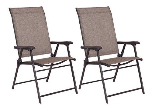 Giantex - Juego De 2 Sillas De Comedor Para Patio, Sillas Pl