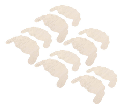 Pegatinas Desechables De Encaje Para El Pecho, 5 Pares, Con