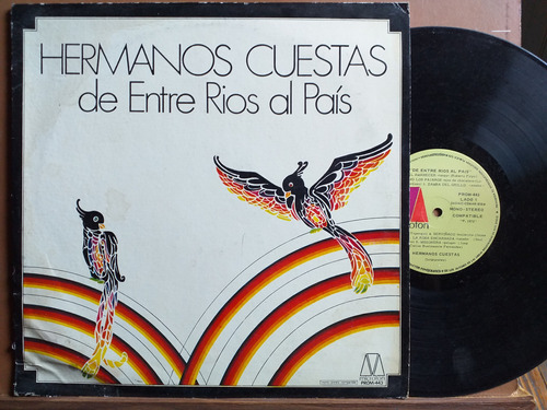 Los Hermanos Cuestas De Entre Rios Al Pais Lp 1973 Folklore
