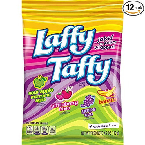Laffy Taffy Surtido De Mini Bar, 4.2 Onzas Bolsas (paquete D