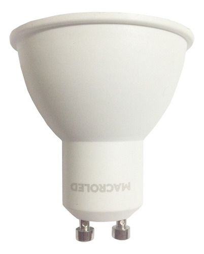 Foco led Macroled CPS-DP-GU10-20 Dicroica color blanco cálido 7W 100V/240V 3000K 480lm