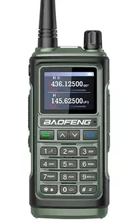 Baofeng Radio Uv-17 Walkie Talkie Uhf Vhf 1000 Canales Verde Bandas de frecuencia 20.5KHz | 12.5KHz Color Verde oscuro
