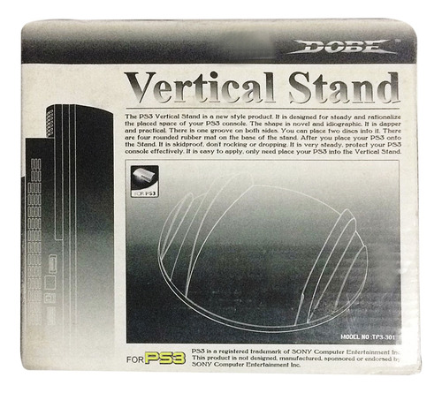 Base Vertical Apoyo Para Consola Ps3 Fat