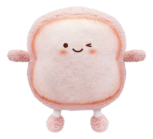 Peluche De Pan Tostado Rosado