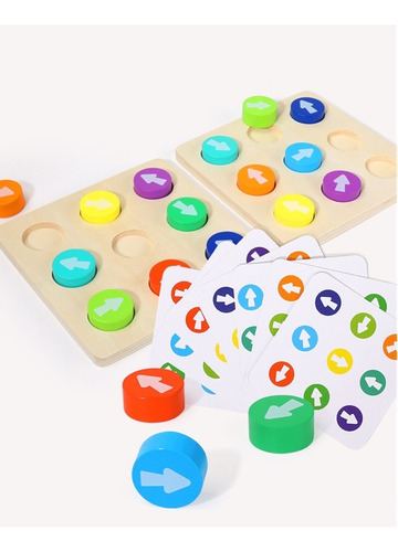 Juego Didáctico De Mesa Patrones De Flechas Y Encaje Niños