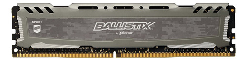 Memoria RAM Ballistix Sport gamer color gray 16GB 1 Crucial BLS16G4D26BFSB