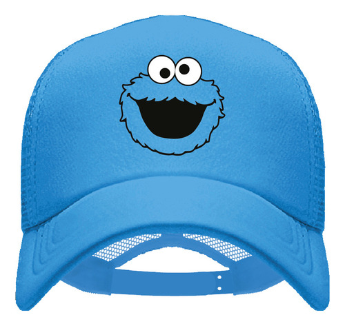 Gorra Trucker Cookie Monster Monstruo Come Galletas Sesame