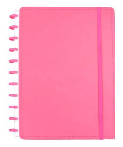 Caderno Inteligente Espiral Fwb Rosa Pink 87 Folhas