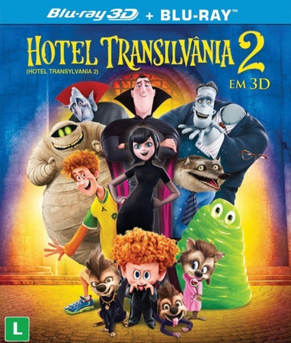 Blu-ray Hotel Transilvânia 2 - 3d + 2d - Original & Lacrado