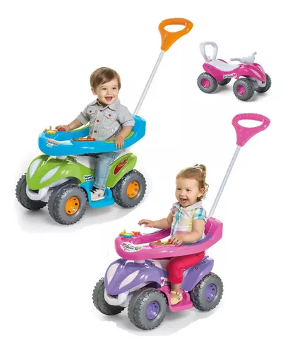 Carrinho Motoca De Passeio Infantil Criança Bebe Protetor - R$ 249,9