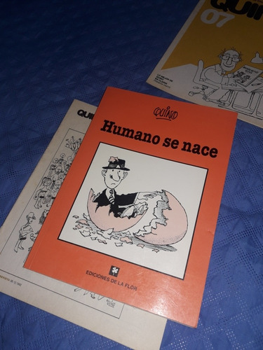 Humano Se Nace - Quino (libro) + 2 Fascículos De Quino 