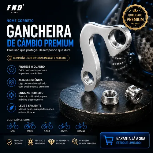Gancheira Para Quadro Gts M7/high One/gios/hupi/naja/viking