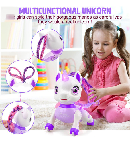 Pony Robot Control Remoto Niñas Regalo Navidad 20