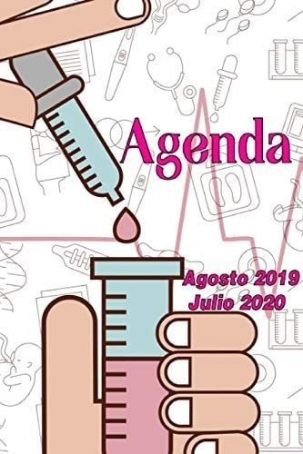 Libro: Agenda Agosto 2019 - Julio 2020: Tema Enfermeria Medi