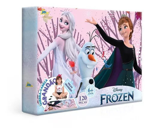 Quebra-Cabeça Puzzle 60 Peças - Frozen II - Anna - Toyster