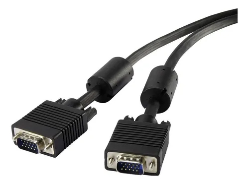 comprar Cable Vga 5 Metros Monitor Pc Notebook Tv Forrado Y Filtros