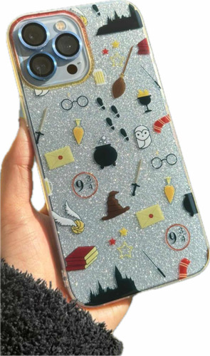 Funda Glitter Harry Potter Compatible Con iPhone 