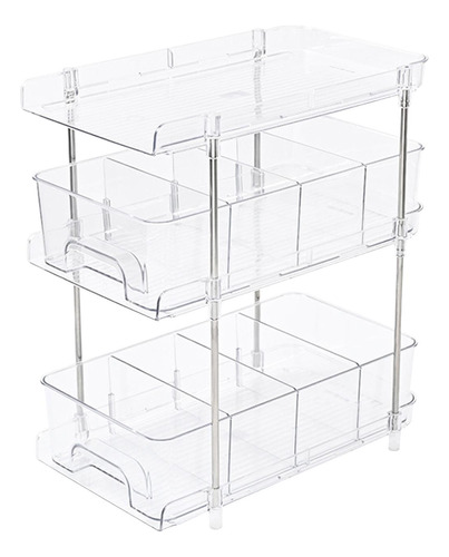 Organizador De Gabinete De Baño, Contenedor 30,9x18,8x35cm