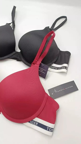 Paquete 2 Brasier Tommy Hilfiger Micro Push Up Mujer