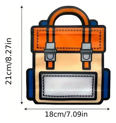 40 Bolsas De Embalaje De Regalos Con Forma De Mochila Escola