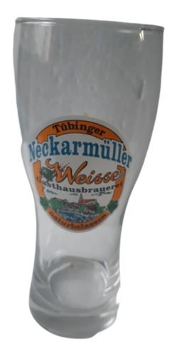 Vaso De Vidrio De Cerveza Alemana Neckarmüller 0.4 L 