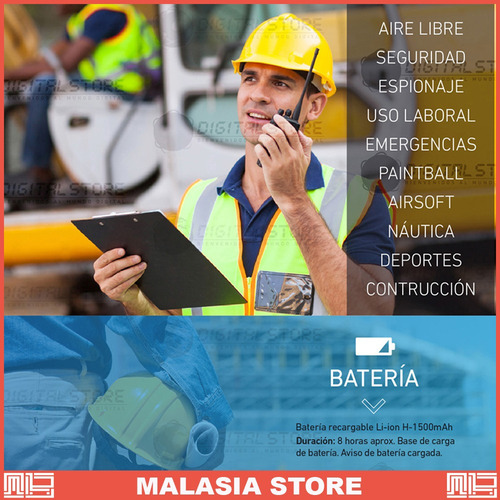 Imagen 3 de 9 de Handy Baofeng Radio Walkie Talkie Bf888s 16ch Uhf + Auricul