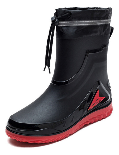 Botas De Lluvia Impermeables Ajustables Para Hombre