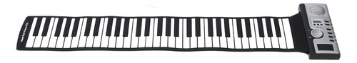 Roll Out Keyboard Piano, 61 Teclas, Silicone Portátil