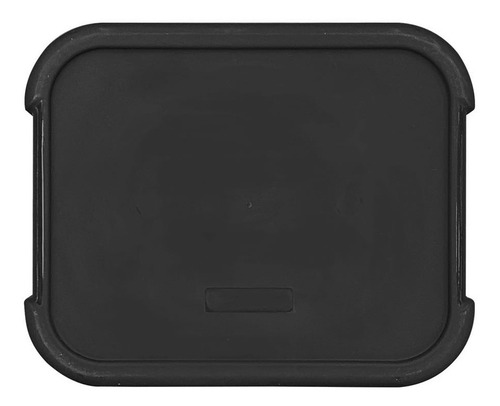4 Pack Bote De Basura Rectangular 20 L Color Negro
