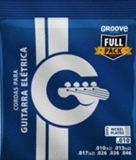 Imagem 1 de 1 de Groove Gfp2 Full Pack .010 - .046 - Encordoamento P/ Guitarr