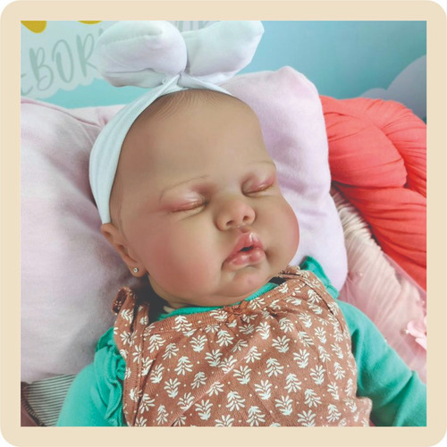 Bebe Reborn Aria 56 Cm Silicona Suave Realista