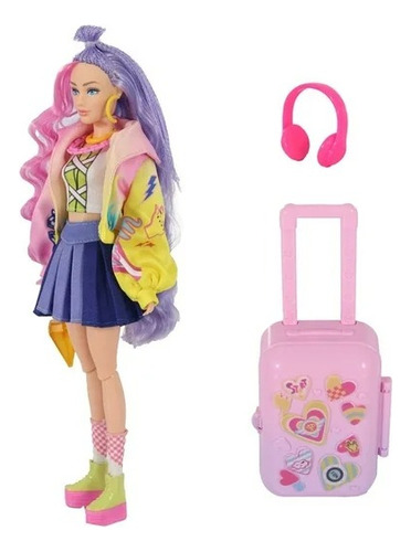 Muñeca Brittany Viaje Multicolor Jwzs-17